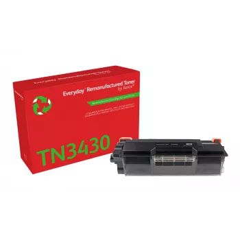 Xerox Everyday 006R04586 ανακατασκευασμένη κασέτα τόνερ συμβατή με Brother TN-3430, τυπικής χωρητικότητας, 3000 σελίδες, μαύρο