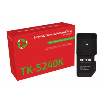 Everyday™ Μαύρο ανακατασκευασμένο τόνερ Xerox συμβατό με Kyocera TK-5240K, τυπική χωρητικότητα