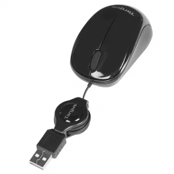 Targus AMU75EU ποντίκι ταξιδιού αμφίχειρο USB Type-A Blue Trace 1000 DPI