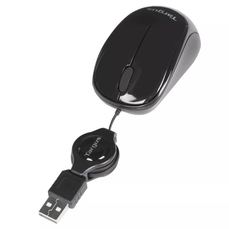 Targus AMU75EU ποντίκι ταξιδιού αμφίχειρο USB Type-A Blue Trace 1000 DPI