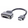 Lindy καλώδιο προσαρμογέα DVI-D υποδοχή σε HDMI βύσμα, 0,2 m