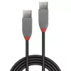 Lindy καλώδιο USB 2.0 Type-A σε Type-A, 0,5 m, Anthra Line