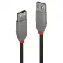 Lindy 3m καλώδιο επέκτασης USB 2.0 Type-A, Anthra Line