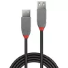 Lindy 3m καλώδιο επέκτασης USB 2.0 Type-A, Anthra Line