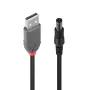 Lindy καλώδιο USB 2.0 Type-A σε 5,5 mm DC, 1,5 m