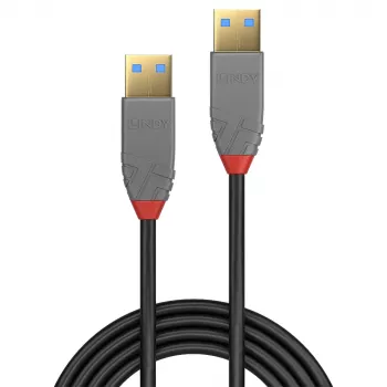 Καλώδιο USB Lindy 2m USB 3.2 Type-A 5Gbps Anthra Line