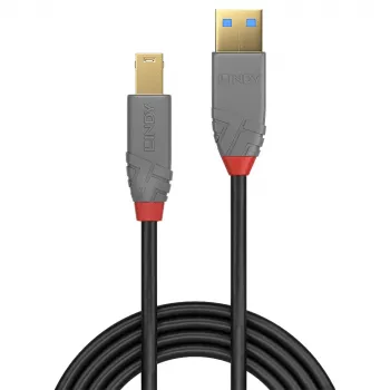 Lindy 5m καλώδιο USB 3.2 Type-A σε B, 5 Gbit/s, Anthra Line