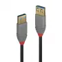 Lindy 1m καλώδιο επέκτασης USB 3.2 Type-A, 5Gbit/s, Anthra Line