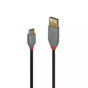 Lindy 2m καλώδιο USB 2.0 Type-A σε C, Anthra Line