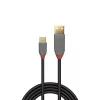 Lindy 2m καλώδιο USB 2.0 Type-A σε C, Anthra Line