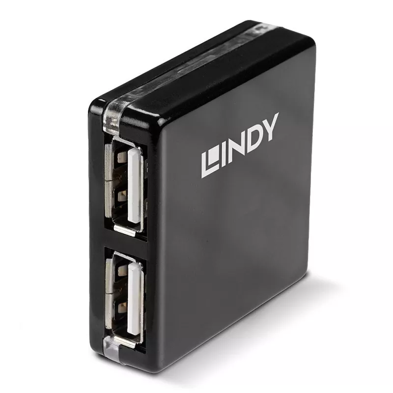 USB hub Lindy 4 θυρών USB 2.0 Mini Hub