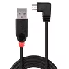 Lindy 2m καλώδιο USB 2.0 – Type-A σε Micro-B, με γωνία 90°