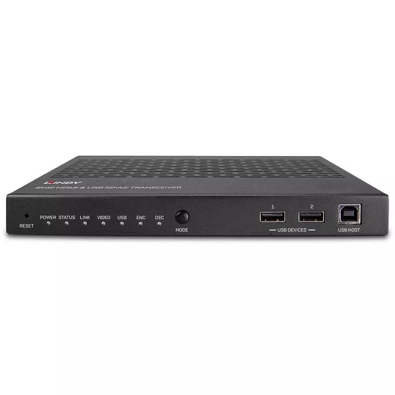 Πομποδέκτης AV Lindy 4K60 HDMI και USB SDVoE