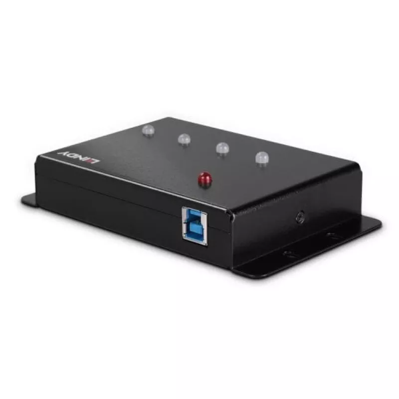 Lindy hub USB 3.0 4 θυρών μεταλλικό
