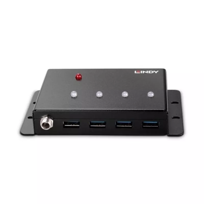 Lindy hub USB 3.0 4 θυρών μεταλλικό