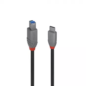 Lindy 3m καλώδιο USB 3.2 Type-C σε B, Anthra Line