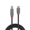 Lindy 3m καλώδιο USB 3.2 Type-C σε B, Anthra Line