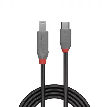 Lindy 3m καλώδιο USB 3.2 Type-C σε B, Anthra Line