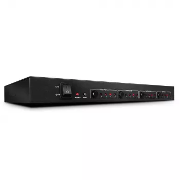 Lindy μήτρα HDMI 4x4 4K60, HDMI, 4x HDMI, μέταλλο, 1080p, 2160p, DTS-HD, Dolby TrueHD, 12 V