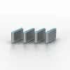 Αποκλεισμός θυρών Lindy USB Type-C Port Blocker Key συσκευασία 4 τεμ. μπλε