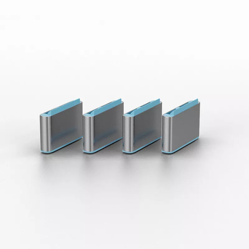 Αποκλεισμός θυρών Lindy USB Type-C Port Blocker Key συσκευασία 4 τεμ. μπλε
