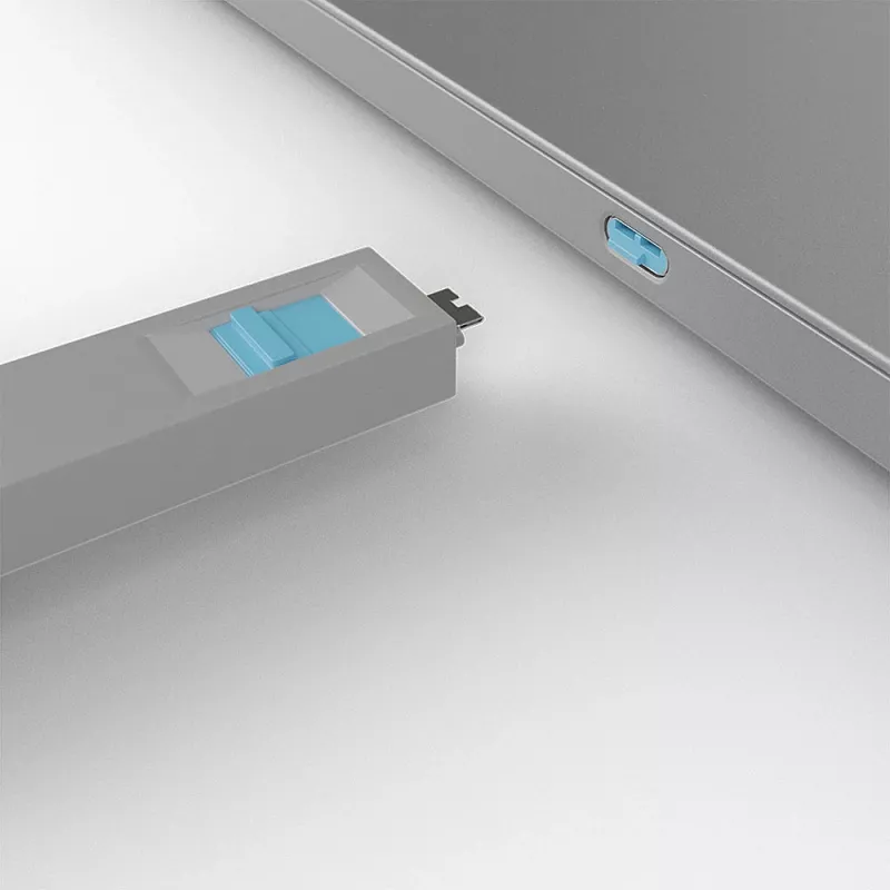 Αποκλεισμός θυρών Lindy USB Type-C Port Blocker Key συσκευασία 4 τεμ. μπλε