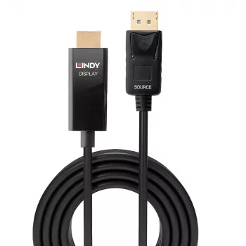 Lindy 1m ενεργό καλώδιο DisplayPort σε HDMI με HDR