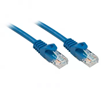 Lindy RJ-45/RJ-45 Cat6 0,5m καλώδιο δικτύου μπλε U/UTP (UTP)