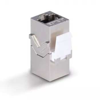 Καλώδιο δικτύου Lindy CAT 6A θηλυκός συνδετήρας Keystone RJ-45 επίπεδο μεταλλικό 1 τεμ.