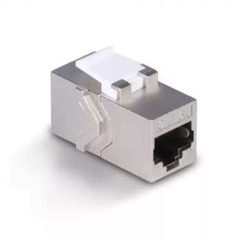 Καλώδιο δικτύου Lindy CAT 6A θηλυκός συνδετήρας Keystone RJ-45 επίπεδο μεταλλικό 1 τεμ.