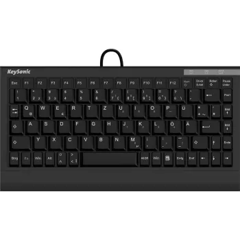 KeySonic ACK-595C+ (DE) πληκτρολόγιο γραφείου USB QWERTZ γερμανικό μαύρο