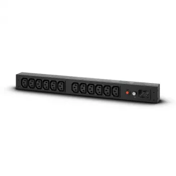 CyberPower PDU20BHVIEC12R μονάδα διανομής ισχύος (PDU) 12 έξοδοι AC 1U μαύρο
