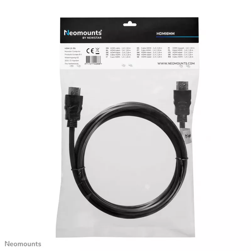 Neomounts HDMI6MM καλώδιο HDMI – 1,8 μέτρα