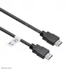 Neomounts HDMI25MM καλώδιο HDMI – 7,5 μέτρα, 7,5 m, 10,2 Gbit/s, μαύρο