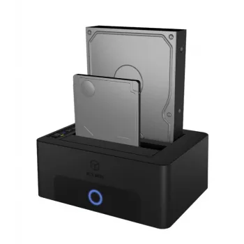 ICY BOX σταθμός σύνδεσης και κλωνοποίησης 2 θέσεων για μονάδες SATA 2.5 ιντσών ή 3.5 ιντσών σε θύρα USB 3.0