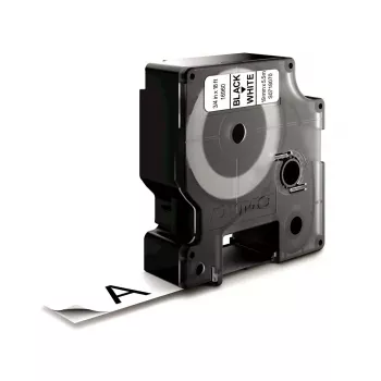 Ταινία ετικετών DYMO D1 Durable μαύρο σε λευκό 19mm