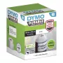 DYMO Authentic LabelWriter Durable Ετικέτες | 104mm x 159mm | Λευκό πολυπροπυλένιο | 200 μεγάλες αυτοκόλλητες ετικέτες | Υψηλής απόδοσης | Για εκτυπωτές ετικετών LabelWriter