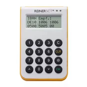 Αναγνώστης έξυπνων καρτών Reiner SCT cyberJack one USB λευκό κίτρινο