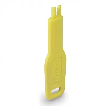 Κλειδί φραγής θυρών Lindy 47899 για θύρες RJ‑45, κίτρινο, 20×74,5×5,9 mm
