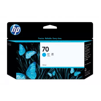 HP 70 130-ml κυανό Δοχείο μελανιού DesignJet