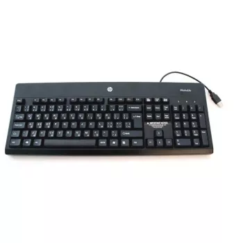 HP 724720-051 Πληκτρολόγιο Office USB AZERTY Γαλλικό Μαύρο