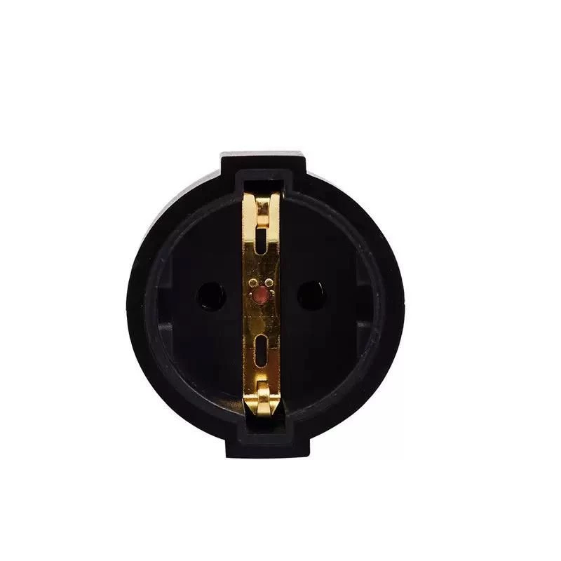 Microconnect PETRAVEL3 προσαρμογέας βύσματος τροφοδοσίας Type B Type F μαύρο