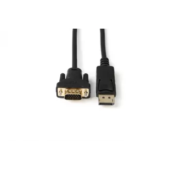 Microconnect DP-VGA-MM-050 Καλώδιο προσαρμογέα βίντεο 0,5 m DisplayPort VGA (D-Sub) Μαύρο