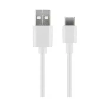 Microconnect USB3.1CCHAR1W Καλώδιο USB USB 2.0 1 m USB A USB C λευκό