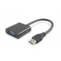Microconnect USB3.0VGA Προσαρμογέας γραφικών USB 1920 x 1080 Pixel μαύρο