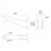 Ernitec 0070-10108 αξεσουάρ κάμερας ασφαλείας βάση στήριξης