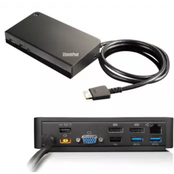 Lenovo 03X6296 Σταθμός σύνδεσης Laptop ενσύρματος OneLink+ Μαύρο