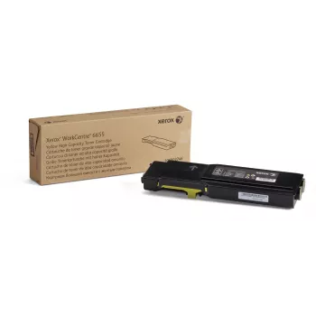 Xerox Genuine WorkCentre® 6655/6655i κίτρινο δοχείο τόνερ υψηλής χωρητικότητας (7500 σελίδες) - 106R02746