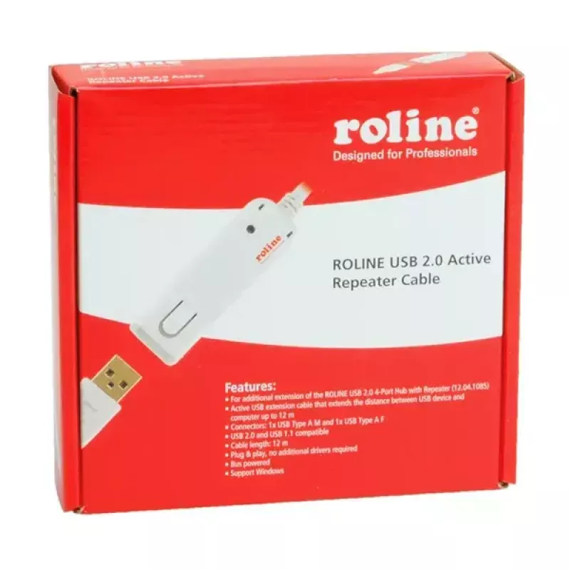 Ενεργό καλώδιο επαναλήπτη USB 2.0 ROLINE 12.04.1085 12 m