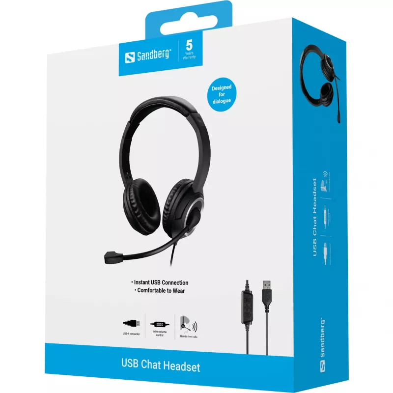 Ακουστικό Sandberg USB Chat Headset